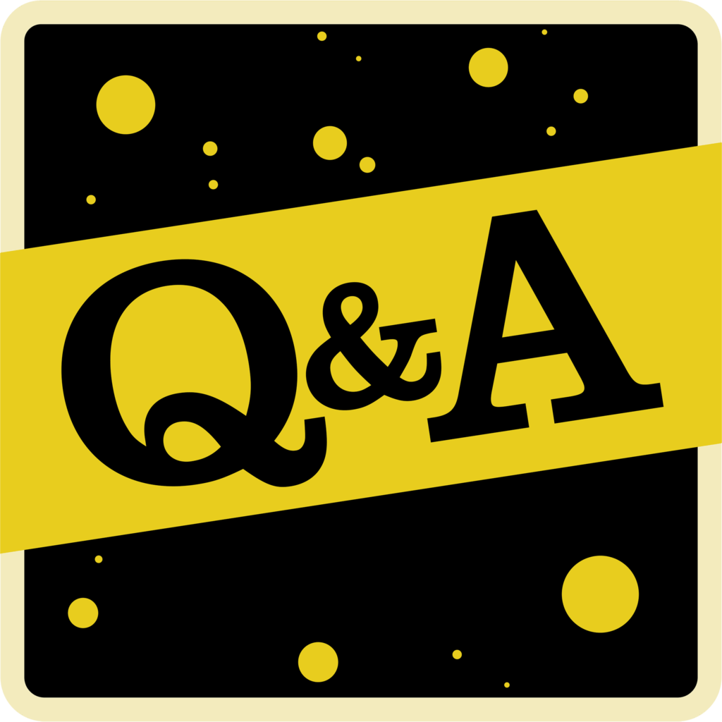 "Q&A" im Stil des SitP-Logos